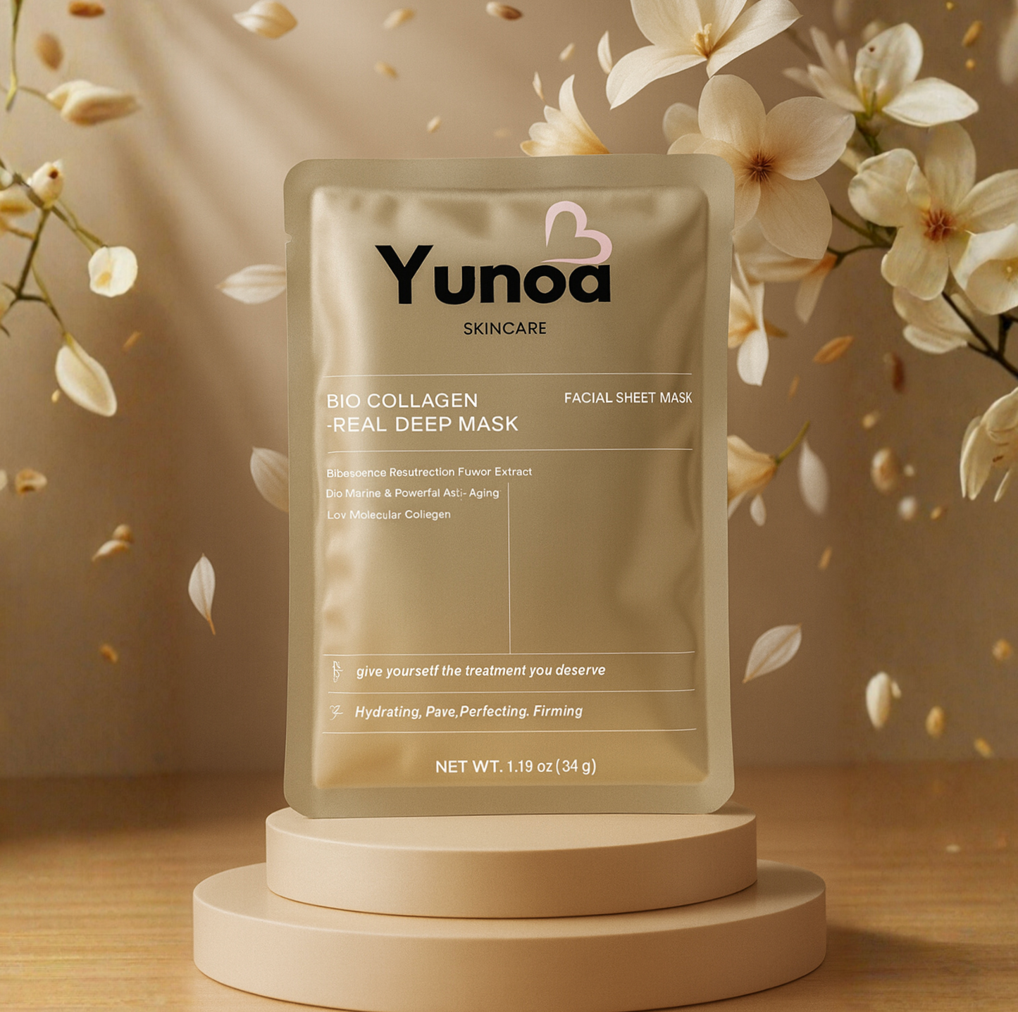 bio-collageen masker | Direct Stralend Resultaat